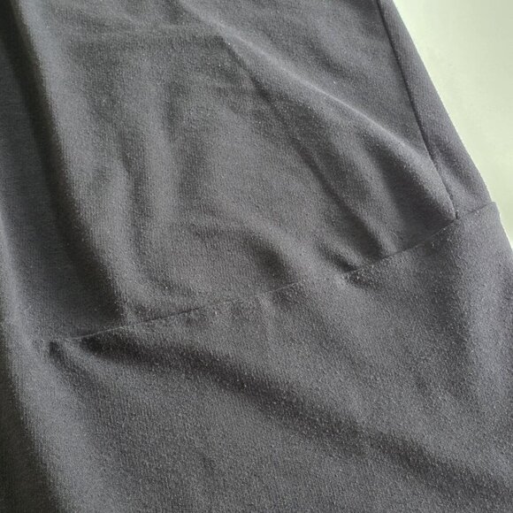 Theory Kolma Cardigan Womens S Black LS Cocoon Open Cotton Blend Pockets Capsule - Picture 13 of 16